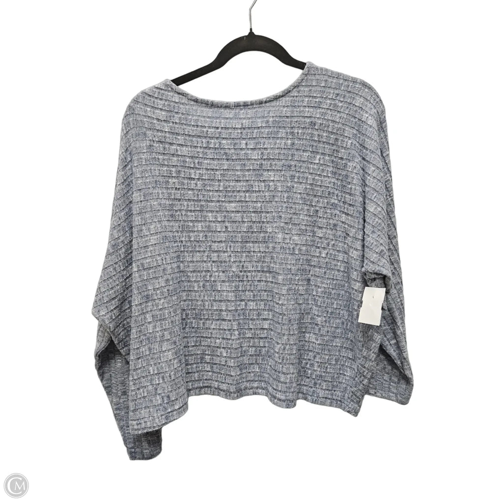 Top Long Sleeve By Cmc In Blue, Size: Xl