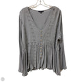 Top Long Sleeve By American Eagle In Blue, Size: 1x