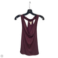 Top Sleeveless By Banana Republic In Maroon, Size: S