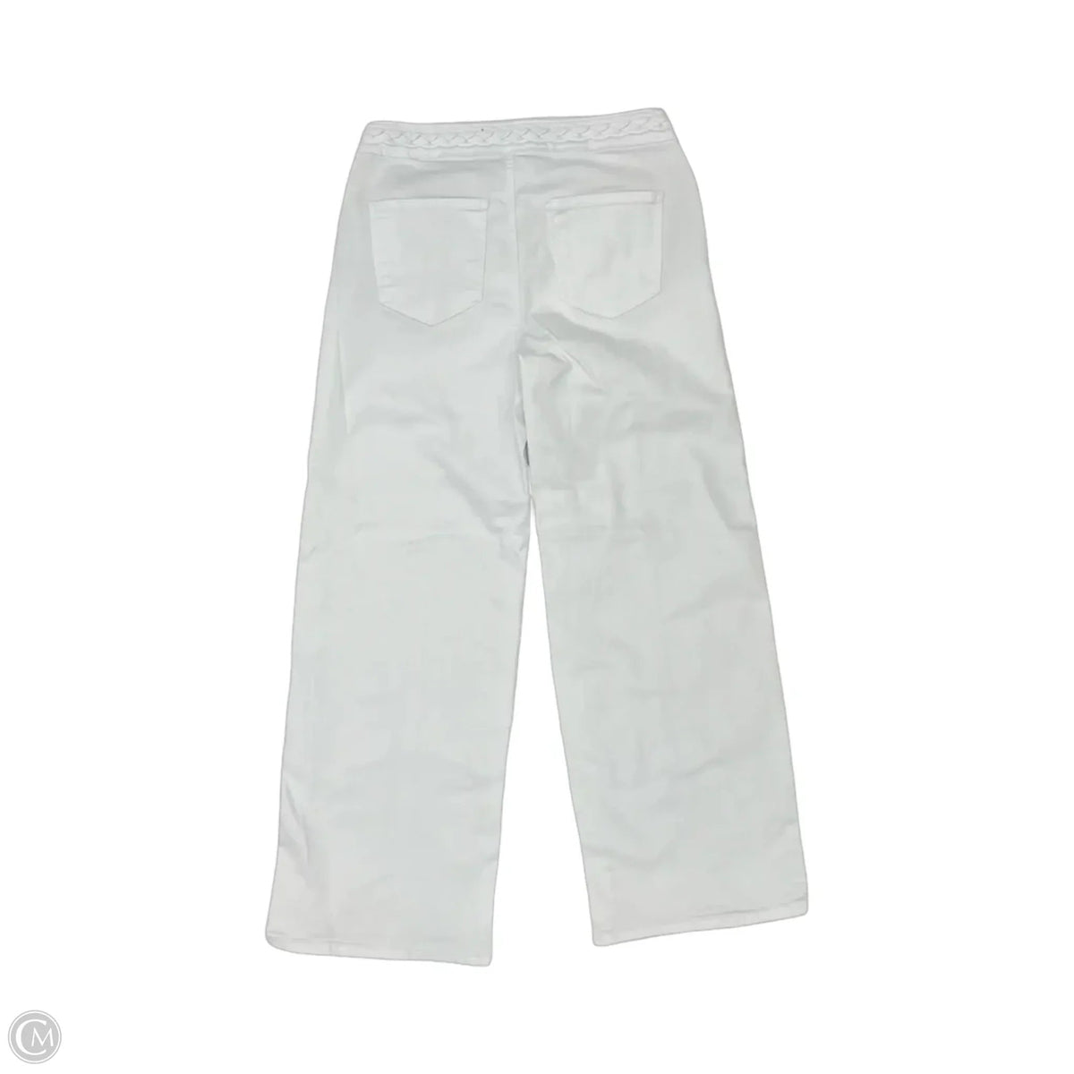 Jeans Wide Leg By 1822 Denim In White Denim, Size: 4