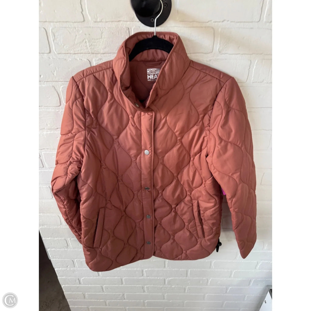 Jacket Puffer & Quilted By 32 Degrees In Orange, Size: S