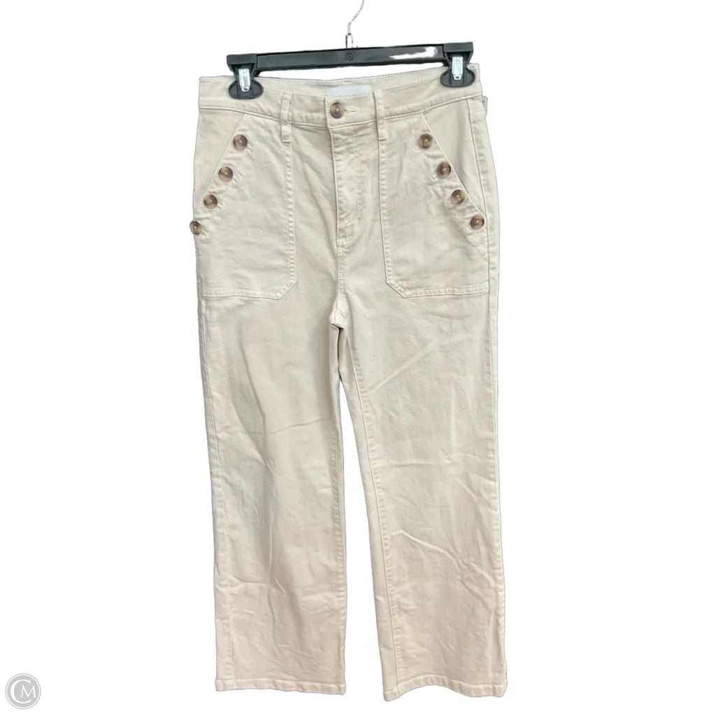 Pants Wide Leg By Loft In Tan, Size: 0