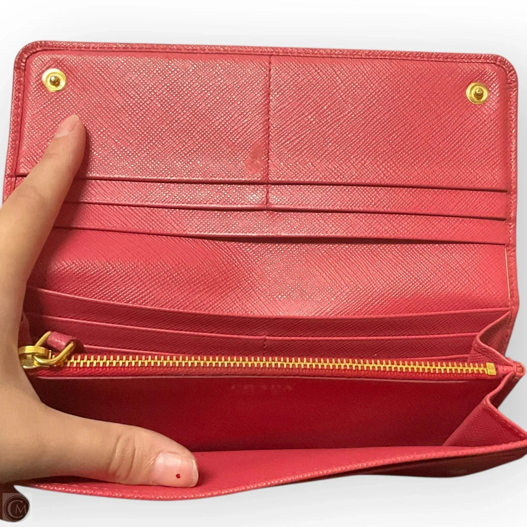 Wallet Luxury Designer By Prada, Size: Medium
