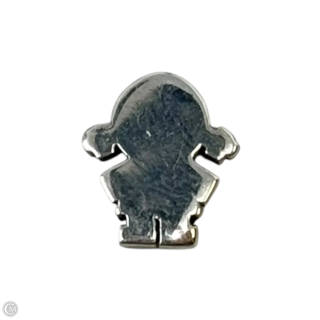 Little Girl Sterling Silver Bracelet Clip Charm
