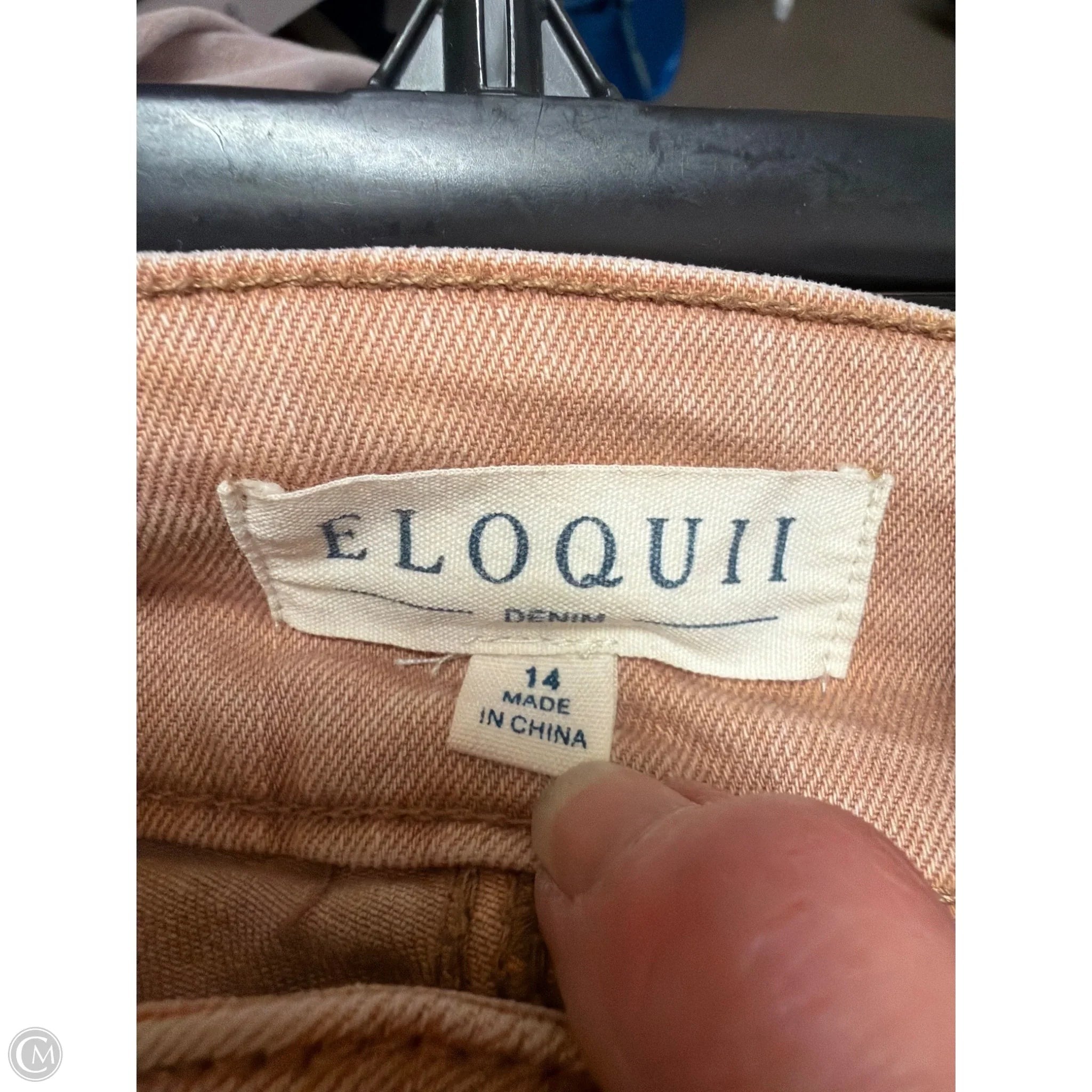 Jeans Straight By Eloquii In Red Denim, Size: 14