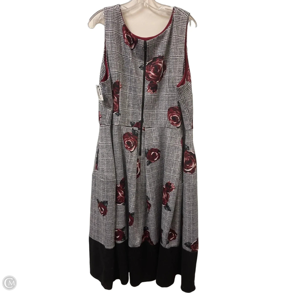 Dress Casual Maxi By Roz And Ali In Black & White, Size: 3x