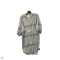Dress Casual Midi By Maeve In Blue & White, Size: S