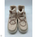 Boots Ankle Flats By Hey Dude In Cream, Size: 7