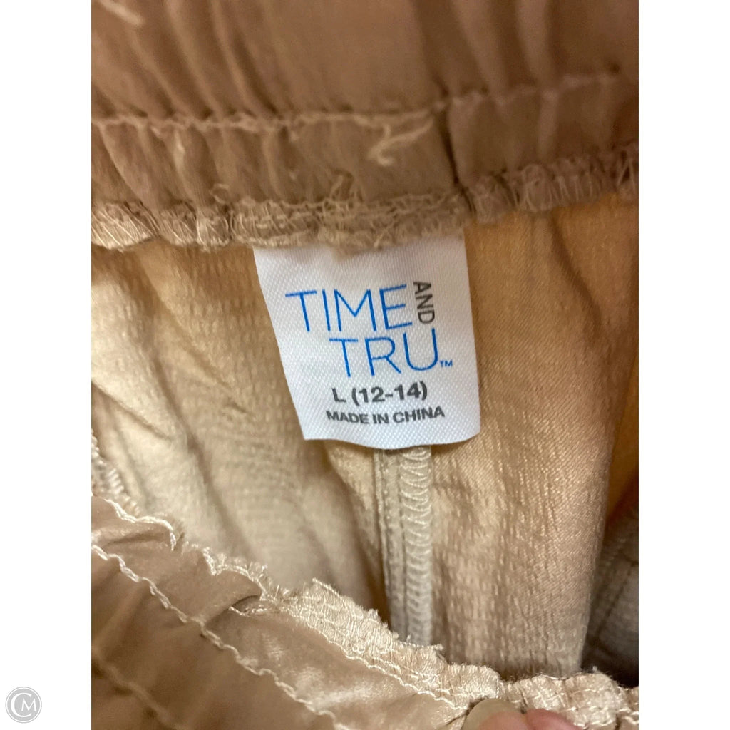 Pants Other By Time And Tru In Beige, Size: L