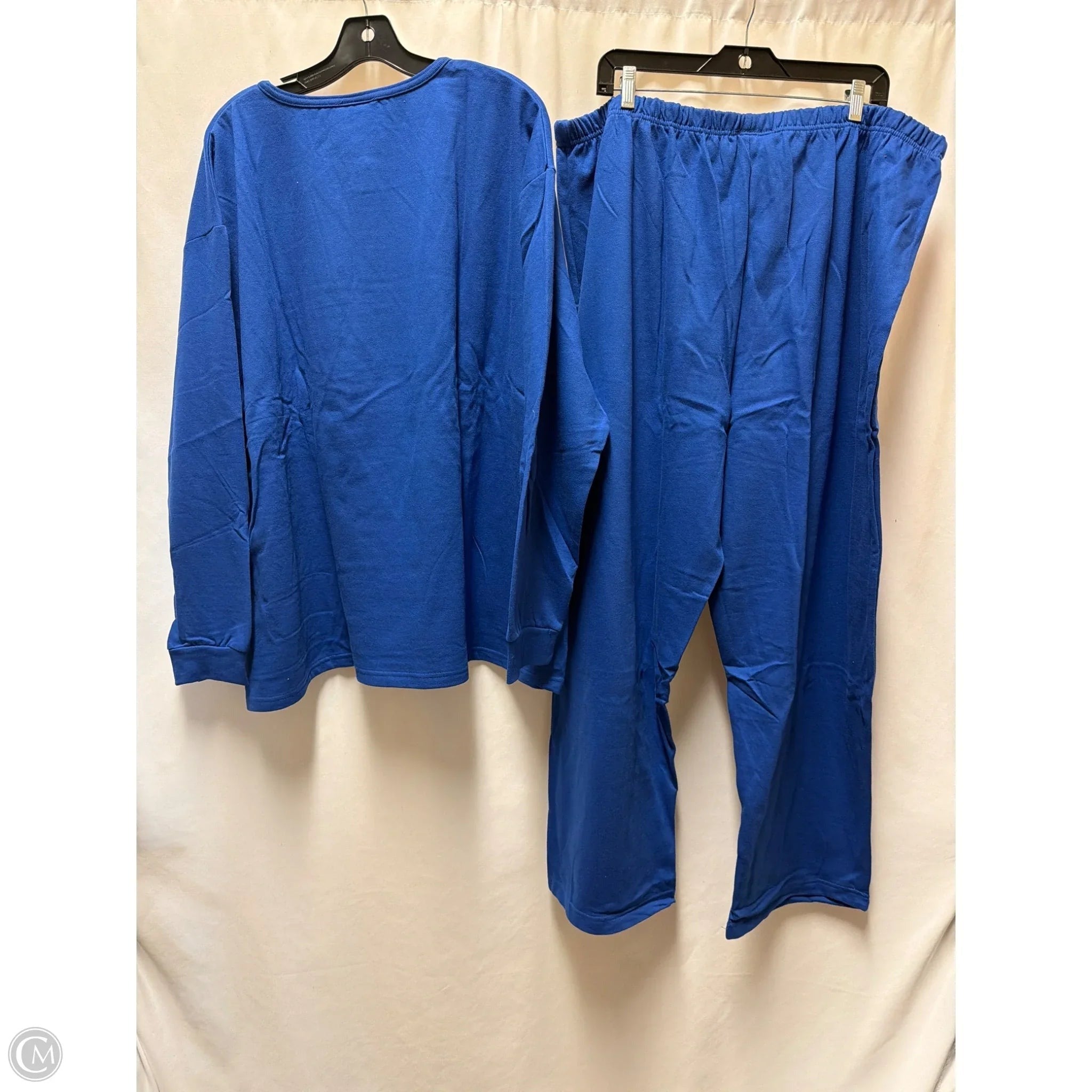 Athletic Pants 2pc By Clothes Mentor In Blue, Size: 3x
