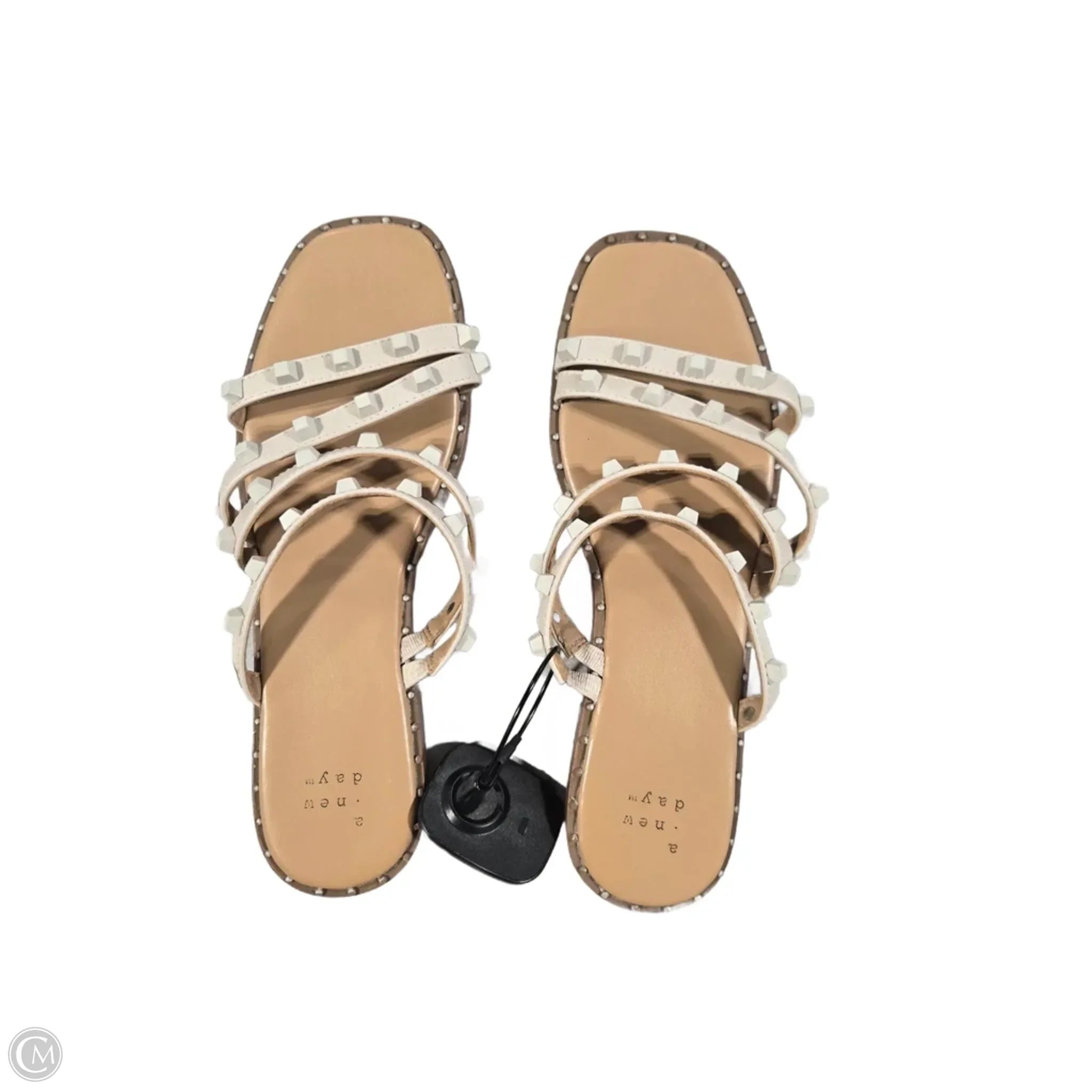 Sandals Flats By A New Day In Cream, Size: 7