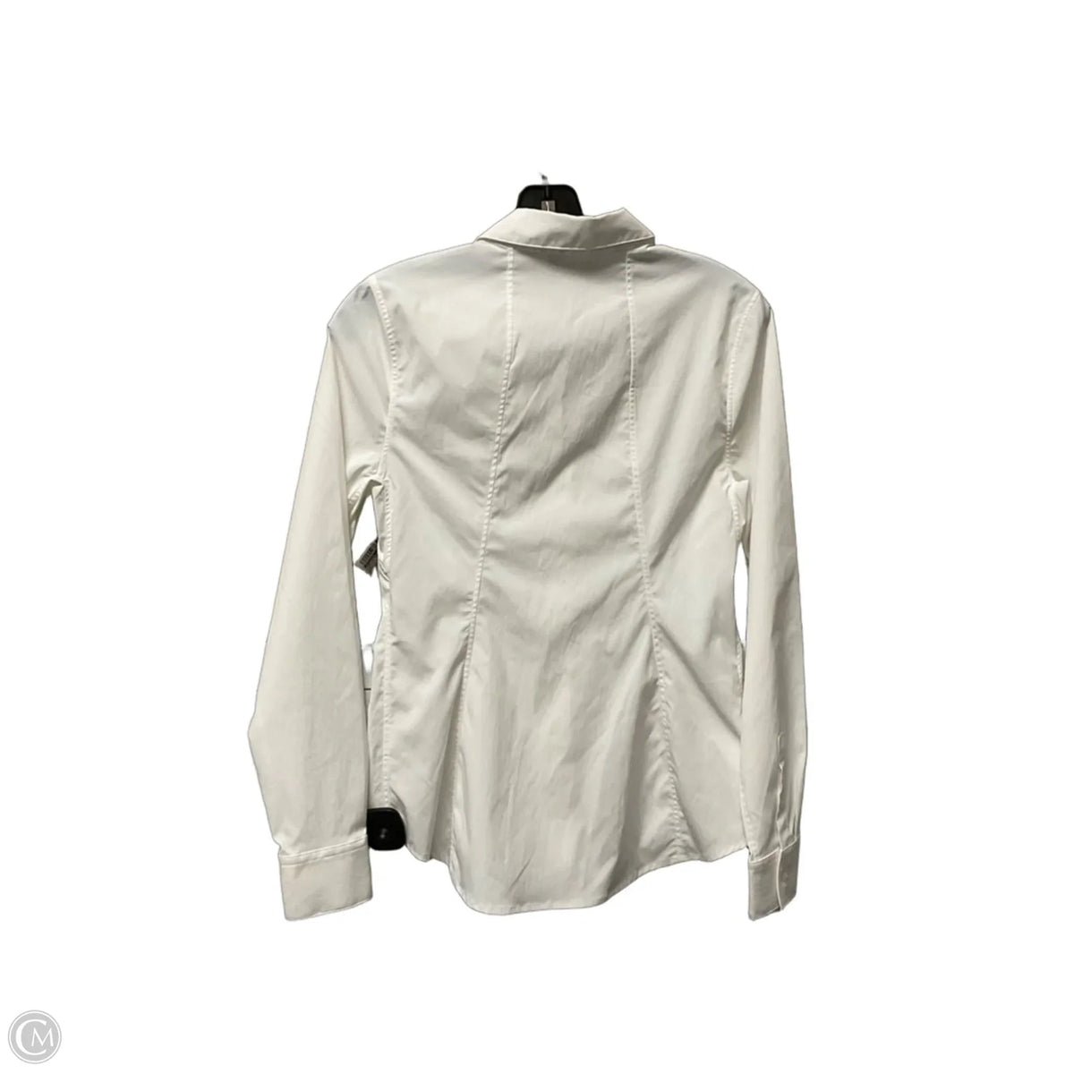 Top Long Sleeve Basic By Athleta In White, Size: Xs