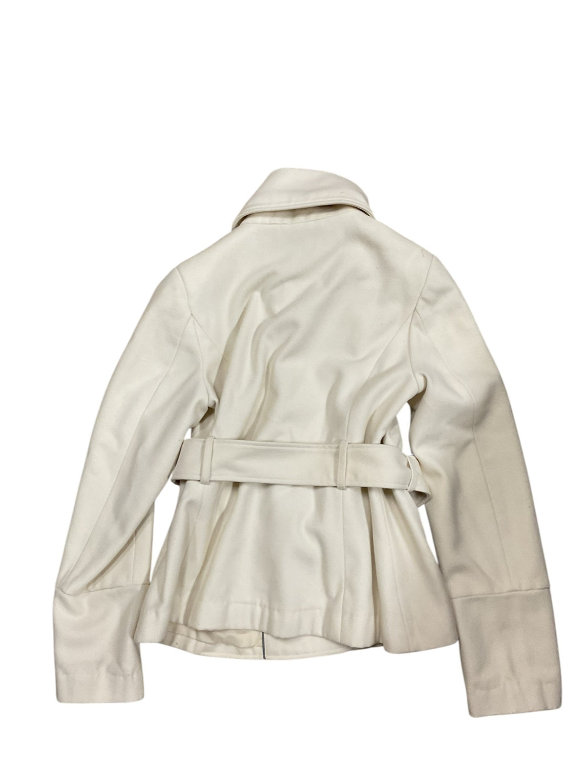 Coat Peacoat By Black Rivet In Cream, Size:M