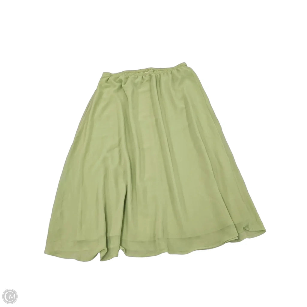 Skirt Maxi By A New Day In Green, Size: Xl