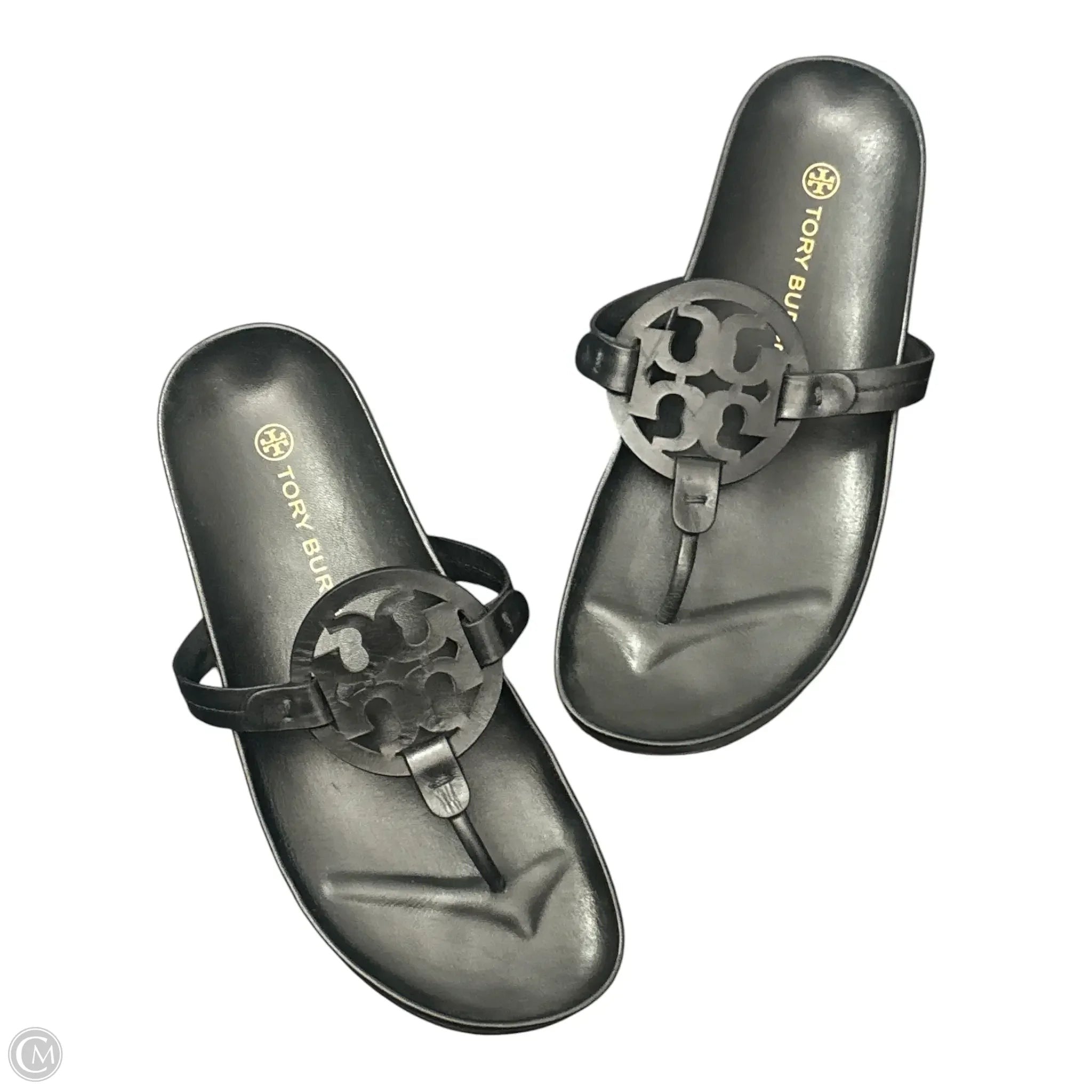 Sandals Designer By Tory Burch In Black, Size: 9