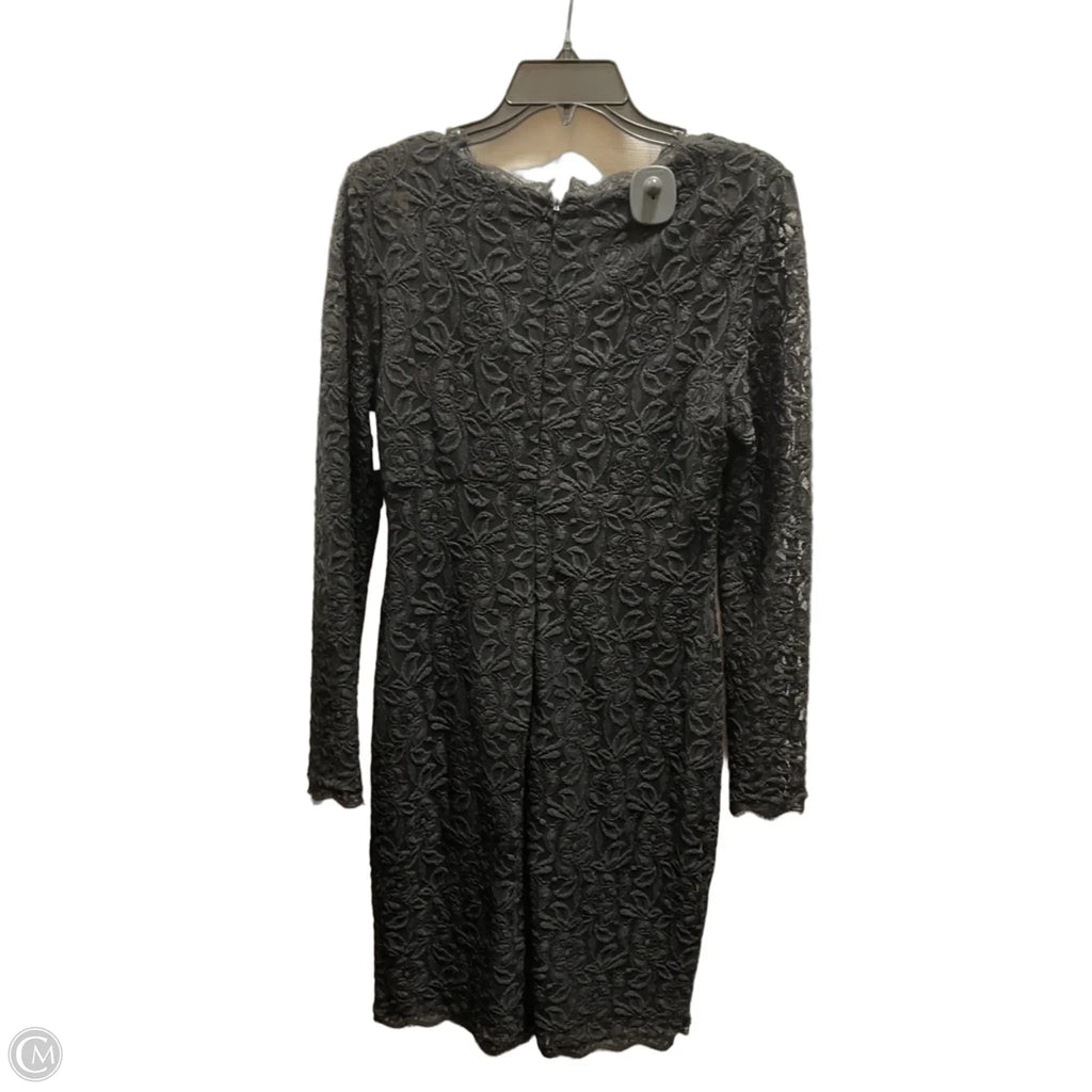 Dress Party Midi By Adrianna Papell In Black, Size: M
