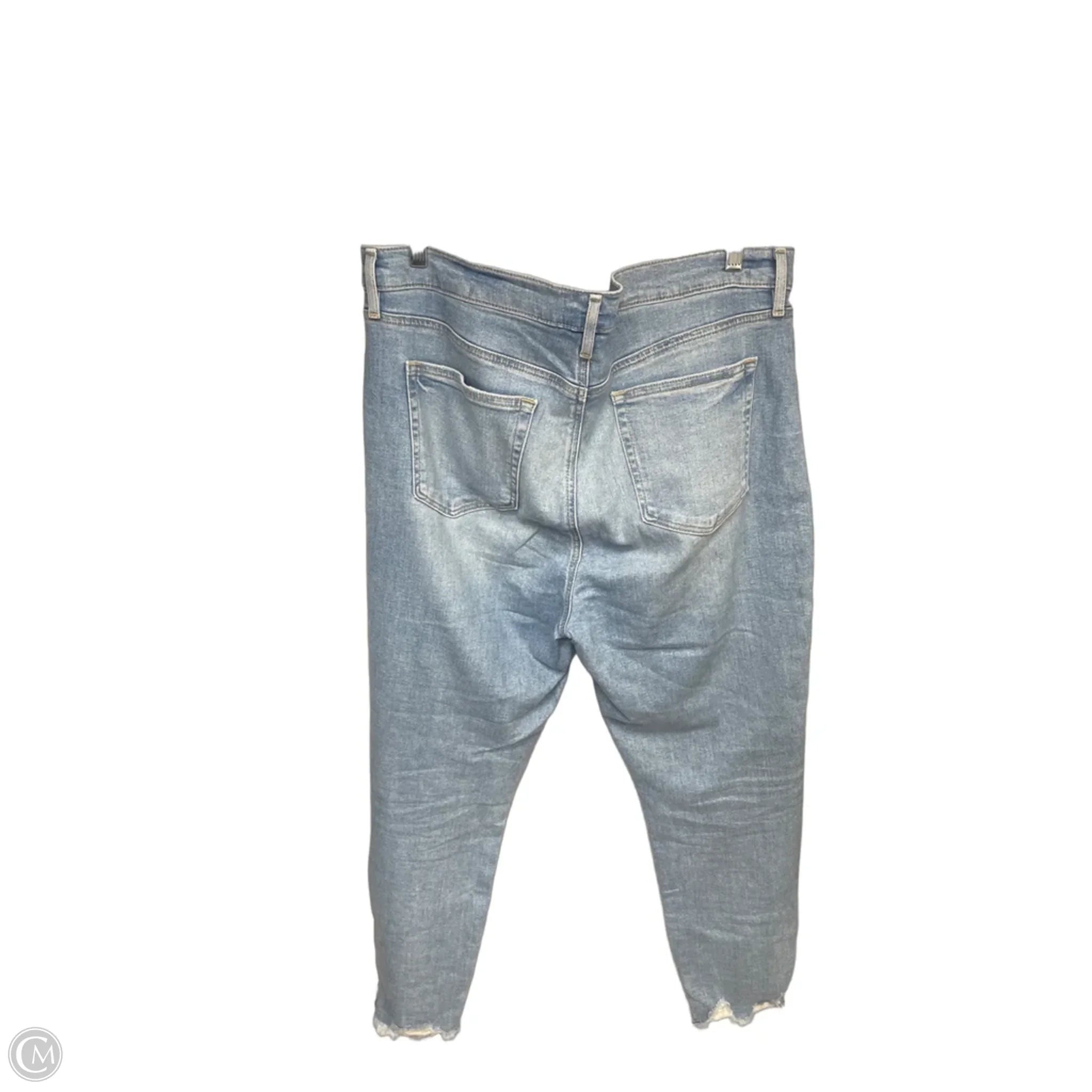 Jeans Skinny By Loft In Blue Denim, Size: 14