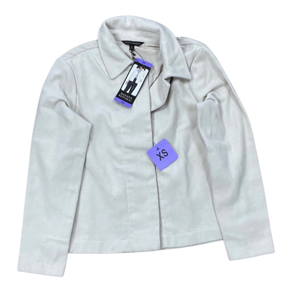 Coat Other By Banana Republic In Cream, Size:Xs