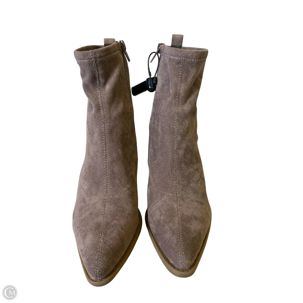 Boots Ankle Heels By Naturalizer In Brown, Size: 8.5W