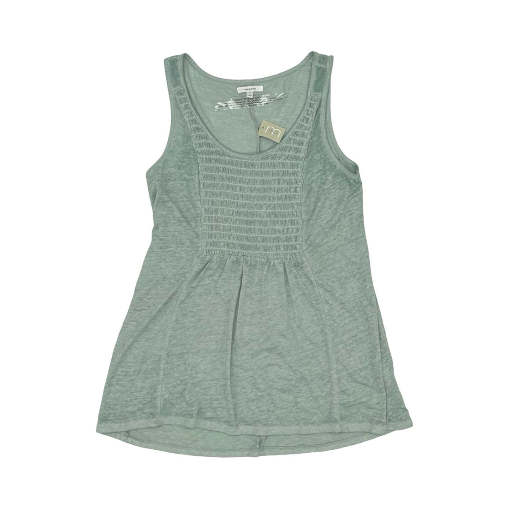 Blouse Sleeveless By Maurices In Green, Size:Xs