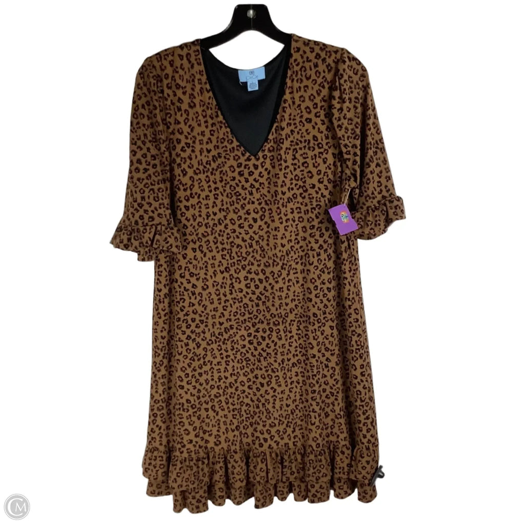 Dress Casual Short By Cece In Animal Print, Size: L