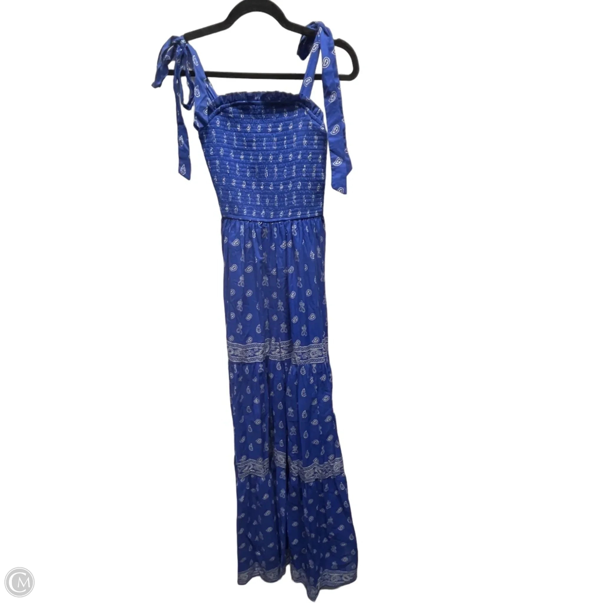 Jumpsuit By FREE MARKET In Blue & White, Size: M