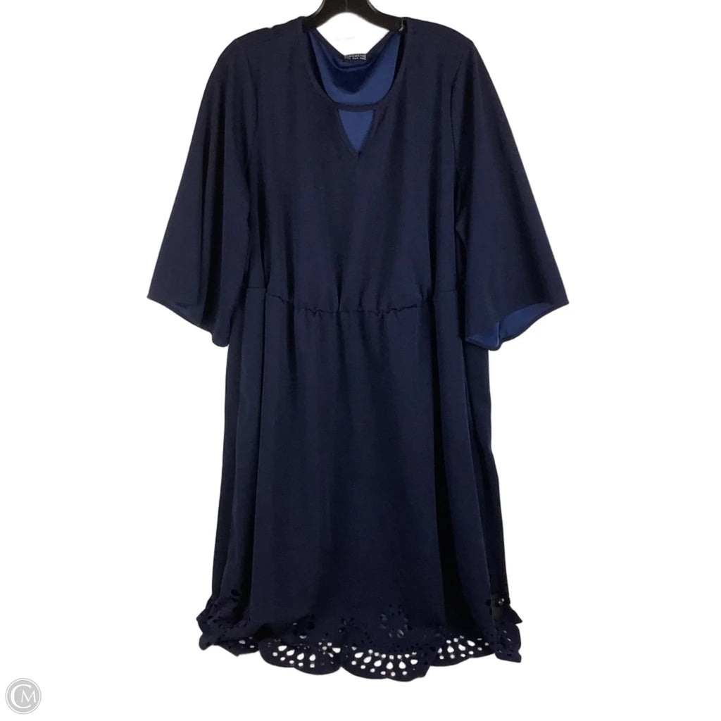 Dress Casual Short By Clothes Mentor In Navy, Size: 22/24