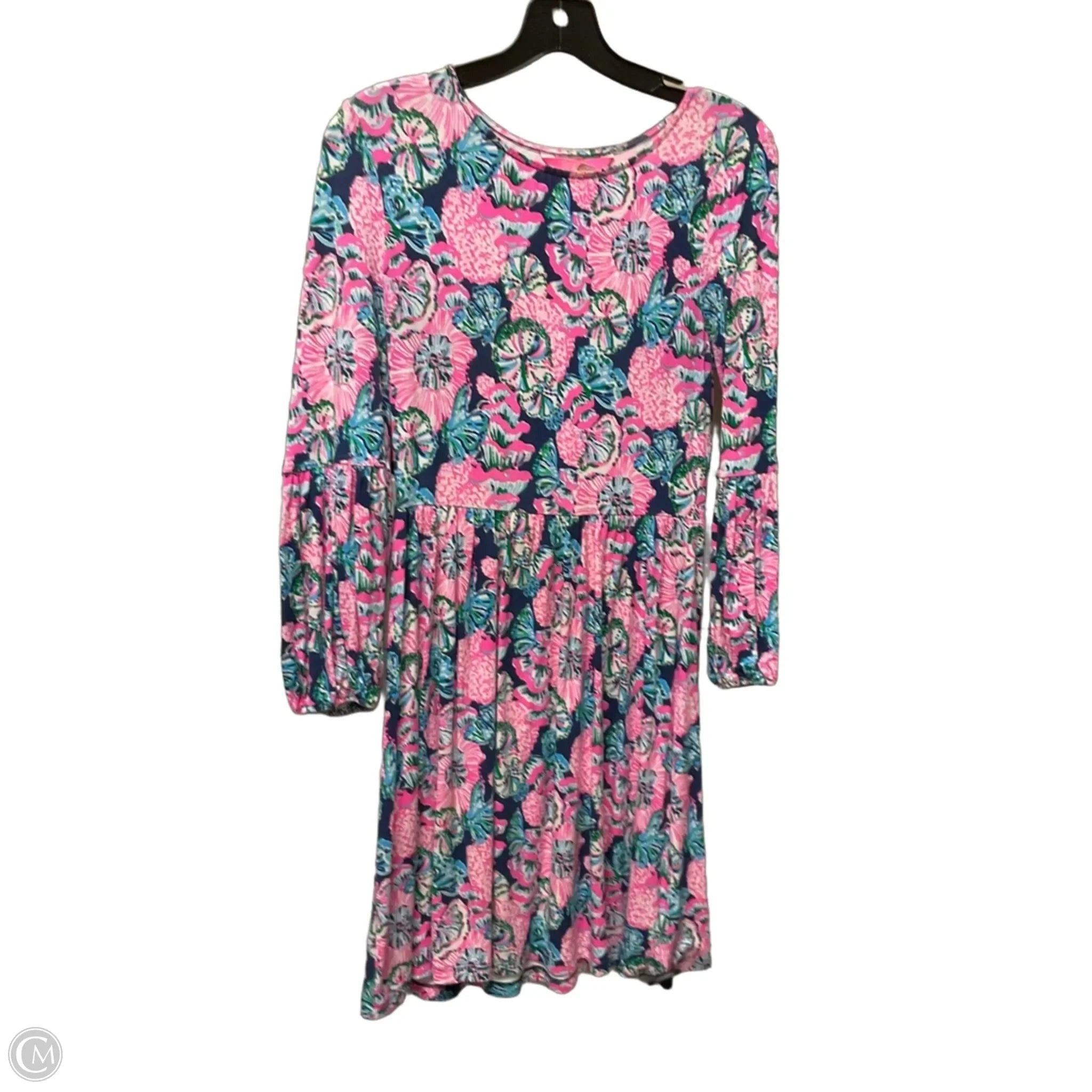 Dress Designer By Lilly Pulitzer In Blue & Pink, Size: Xxs