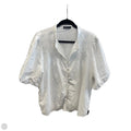 Top Short Sleeve By Prettygarden In White, Size: Xxl