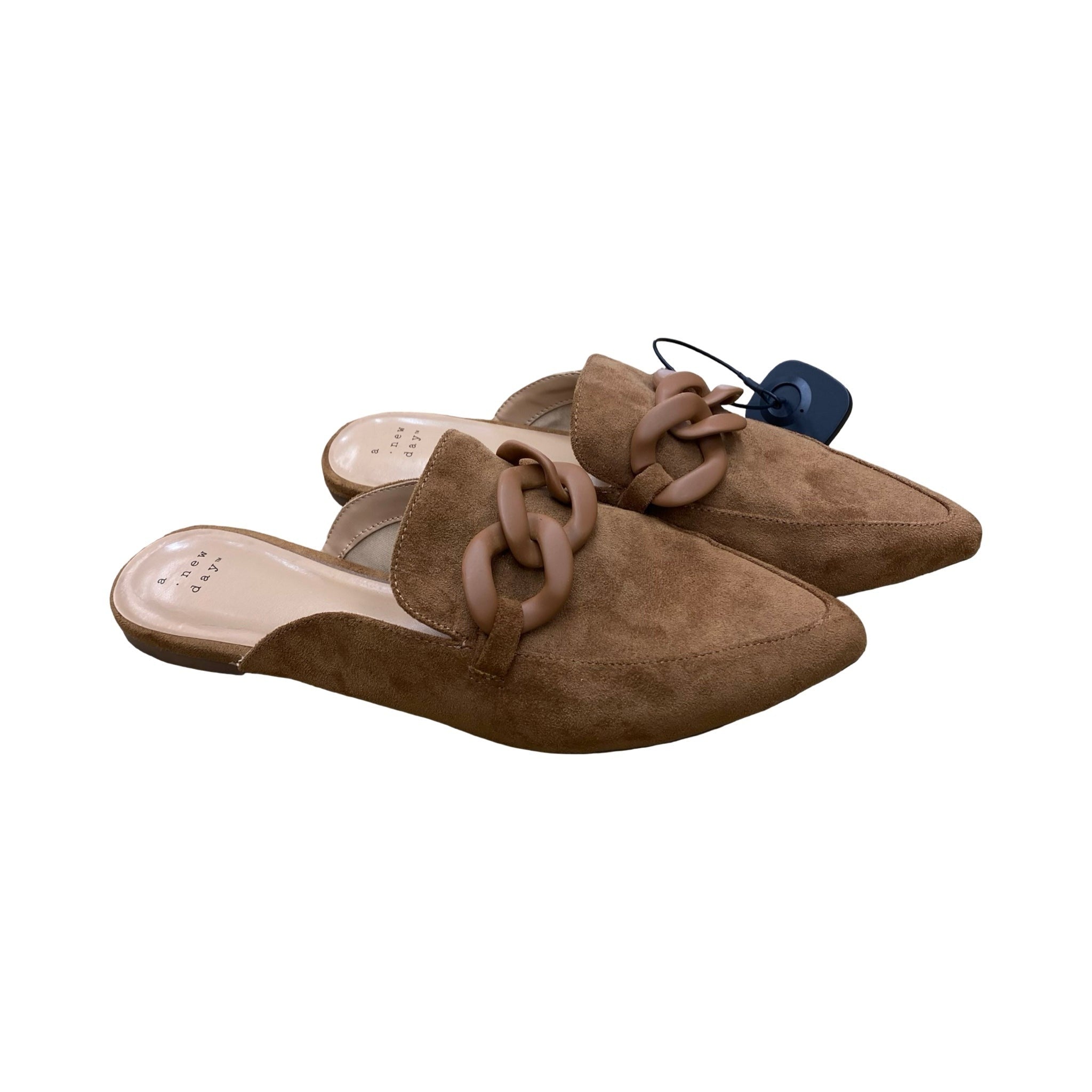 Shoes Flats By A New Day In Brown, Size:9.5