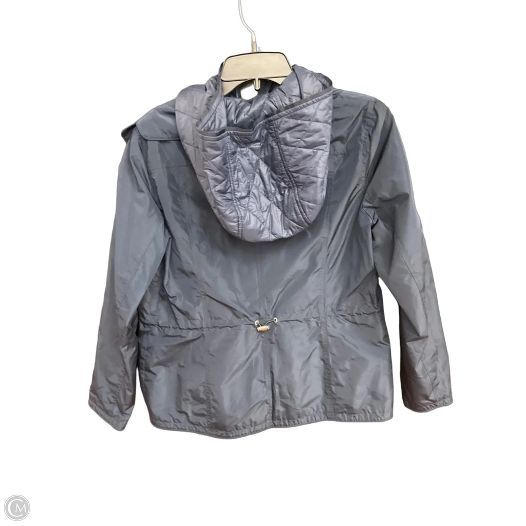 Jacket Windbreaker By Lands End In Navy, Size: Sp