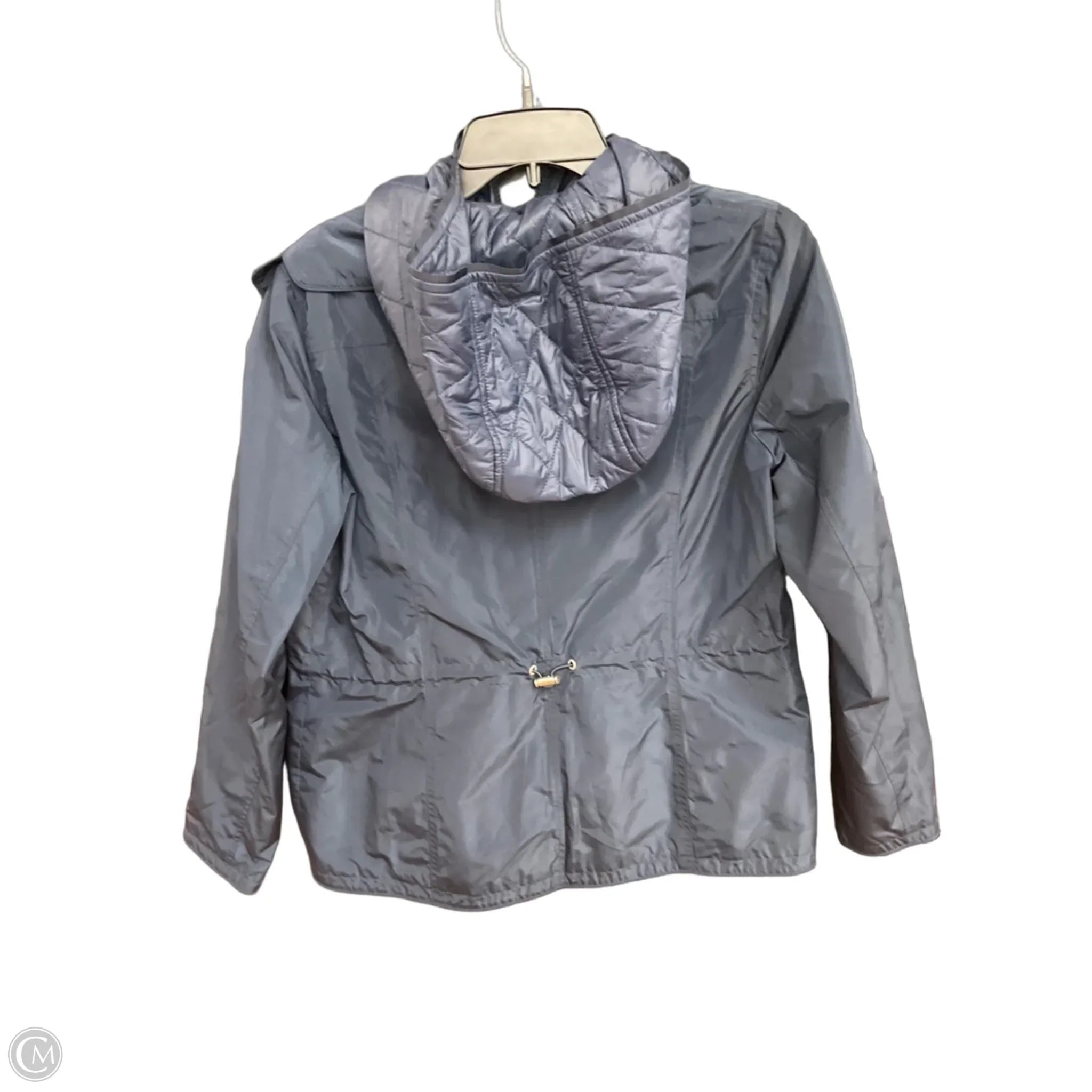 Jacket Windbreaker By Lands End In Navy, Size: Sp
