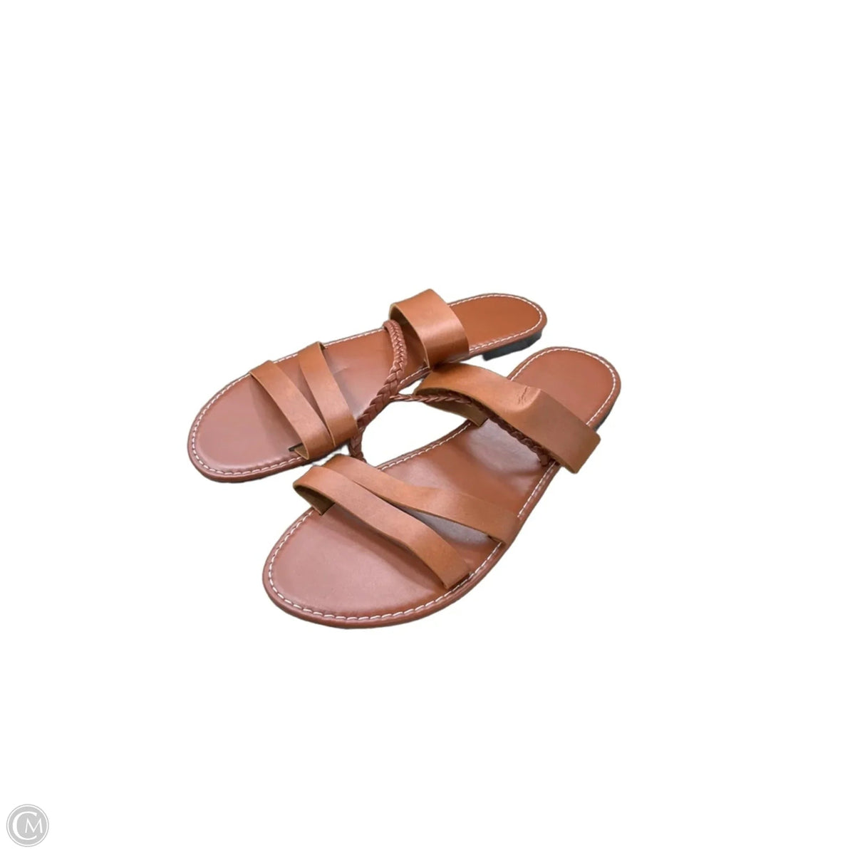 Sandals Flats By Cmc In Brown, Size: 10