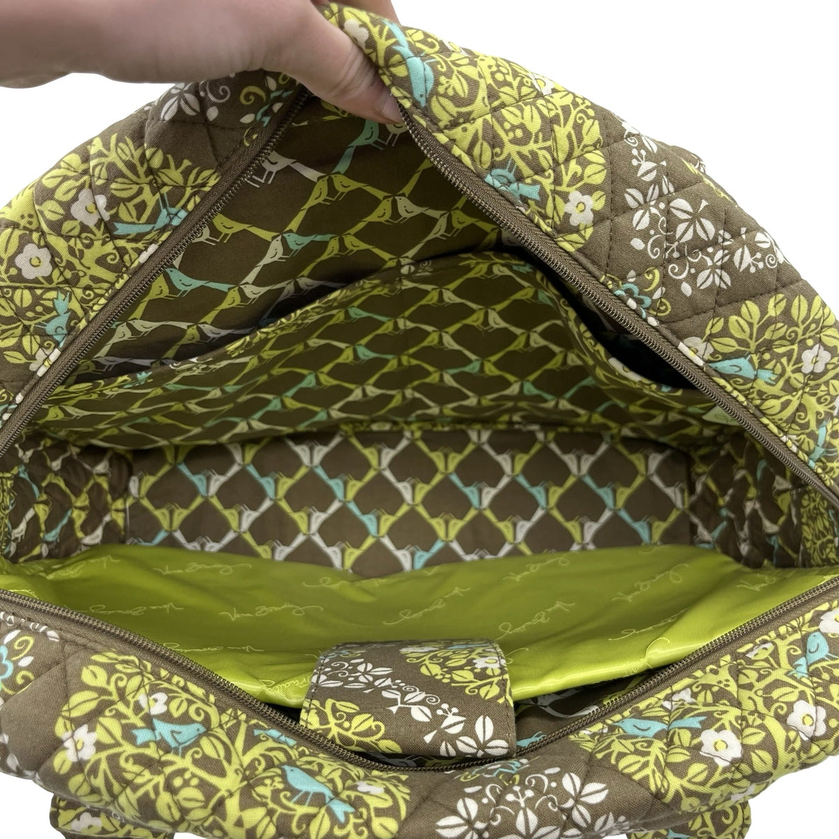 Laptop Bag By Vera Bradley In Green, Size:Large