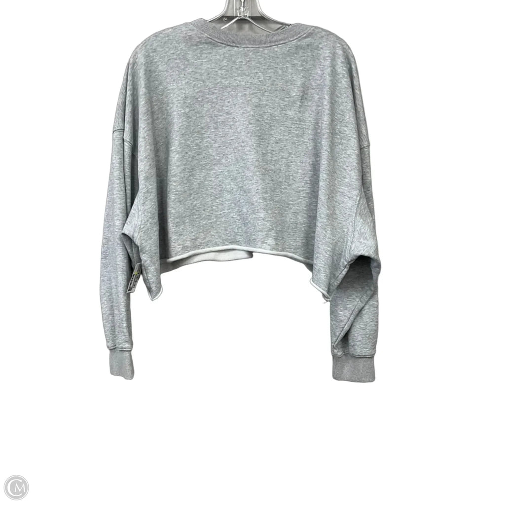 Sweatshirt Crewneck By Peach Love Cream California In Grey, Size: S