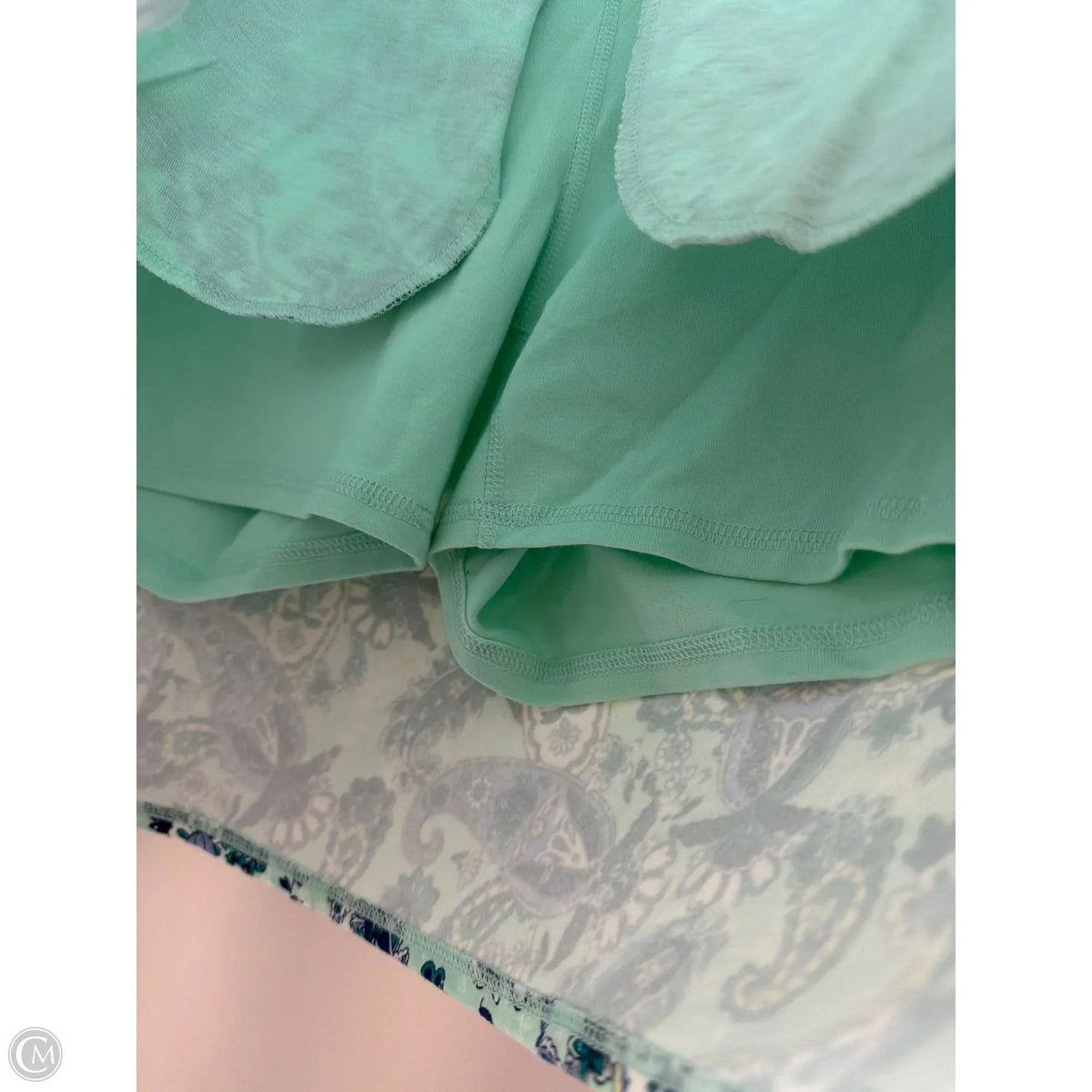Skirt Mini & Short By Talbots In Green, Size: M