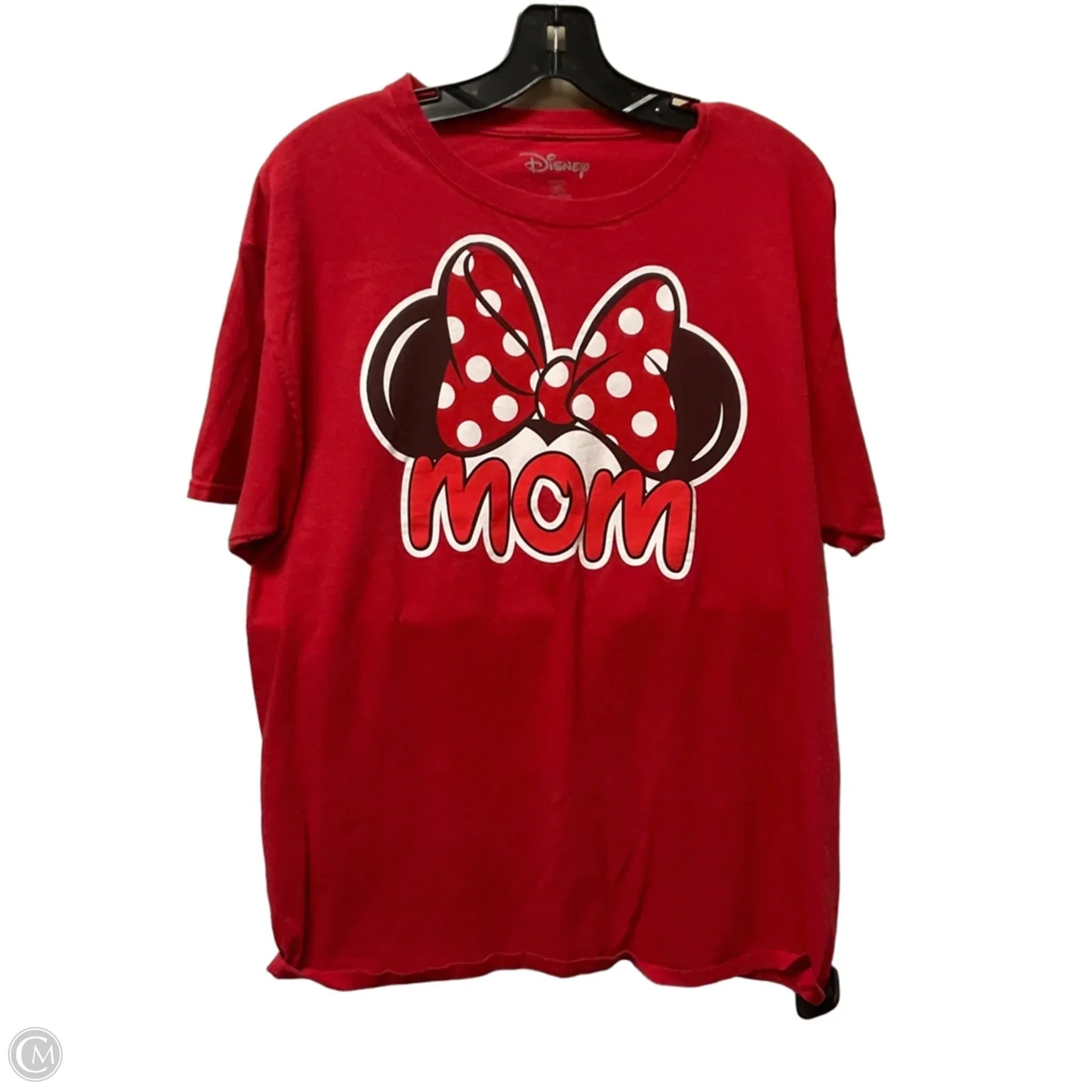 Top Short Sleeve By Disney In Red, Size: L