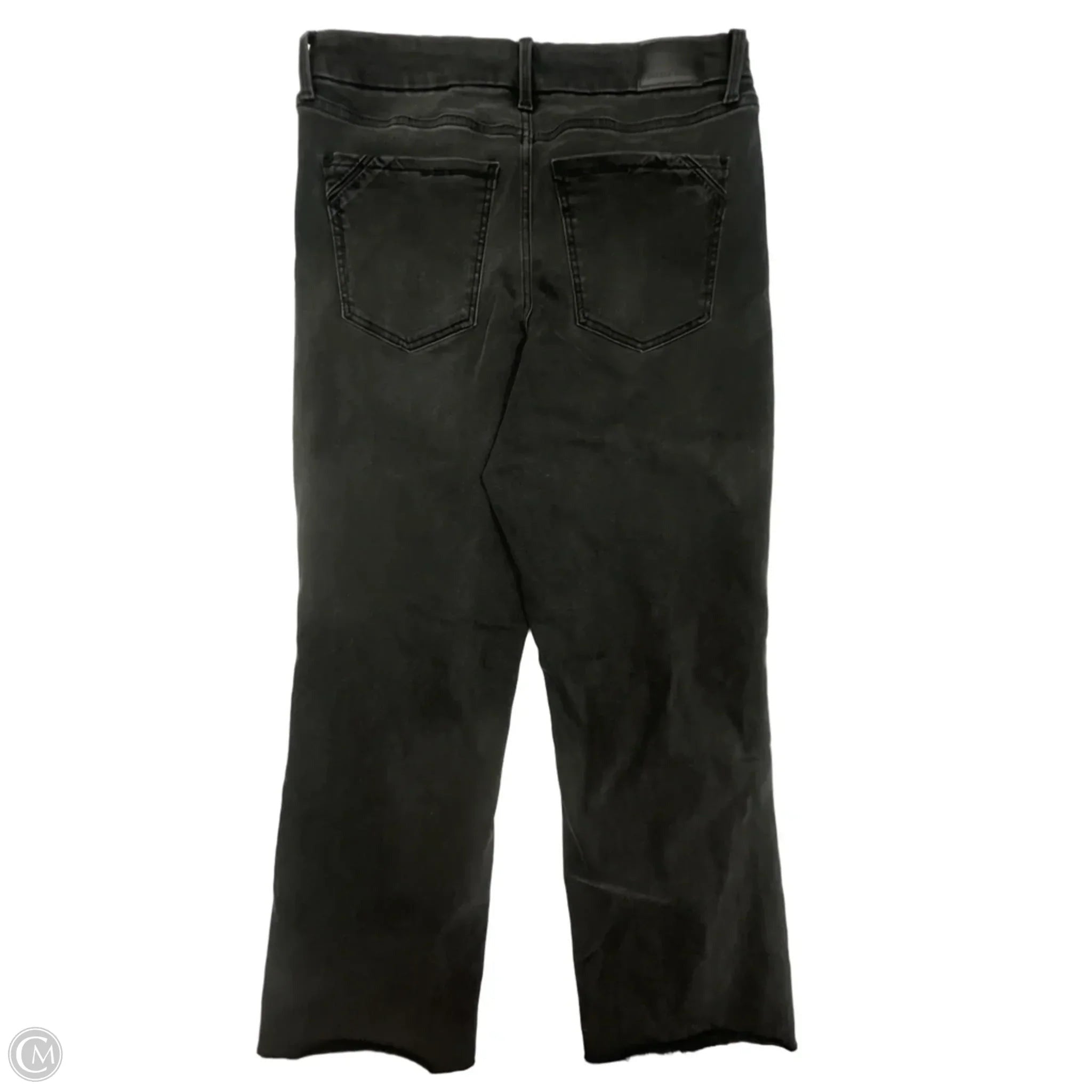 Jeans Boyfriend By Buckle Black In Black Denim, Size: 12
