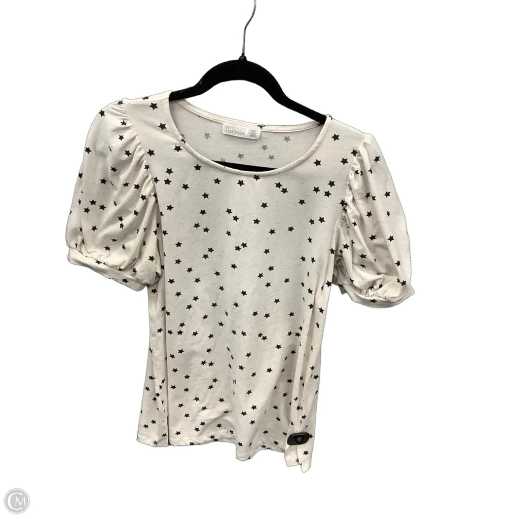 Top Short Sleeve By 89th And Madison In White, Size: M