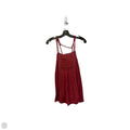 Top Sleeveless By American Eagle In Red, Size: S