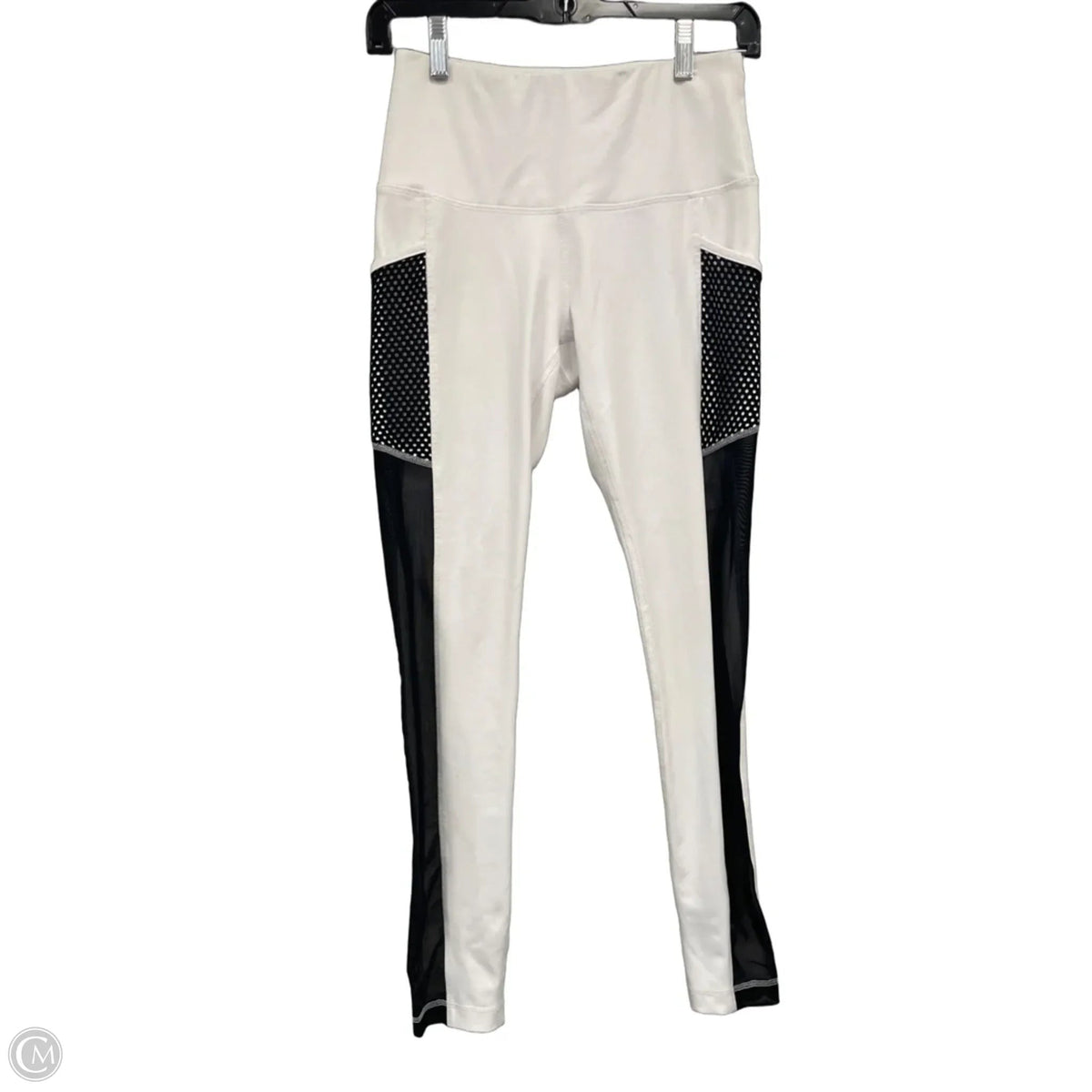 Athletic Leggings By 90 Degrees By Reflex In Black & White, Size: S