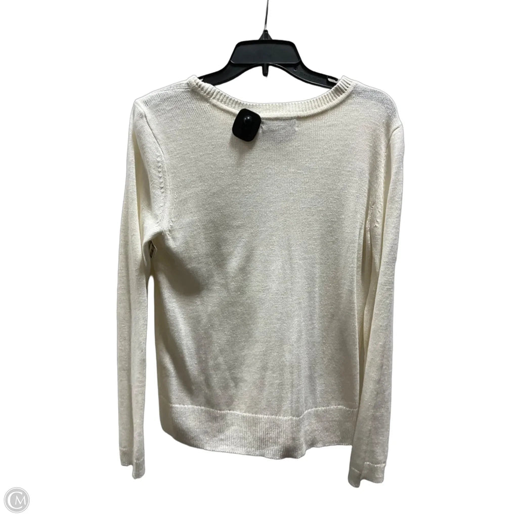 Sweater By Banana Republic In Cream, Size: M