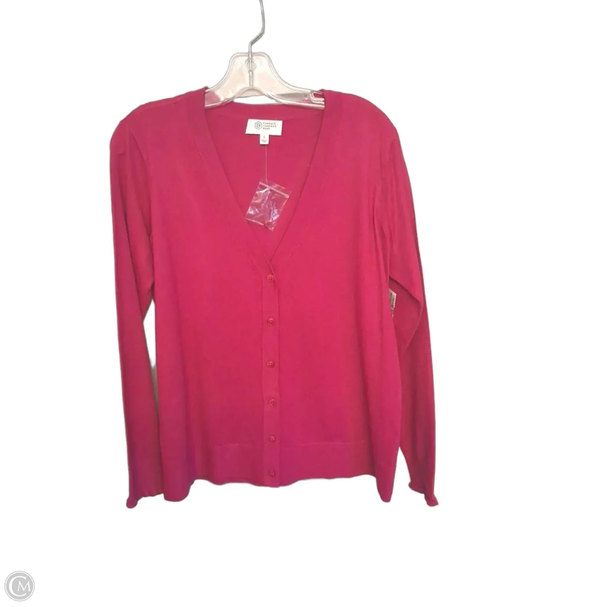 Sweater Cardigan By Candace Cameron Bure In Pink, Size: S