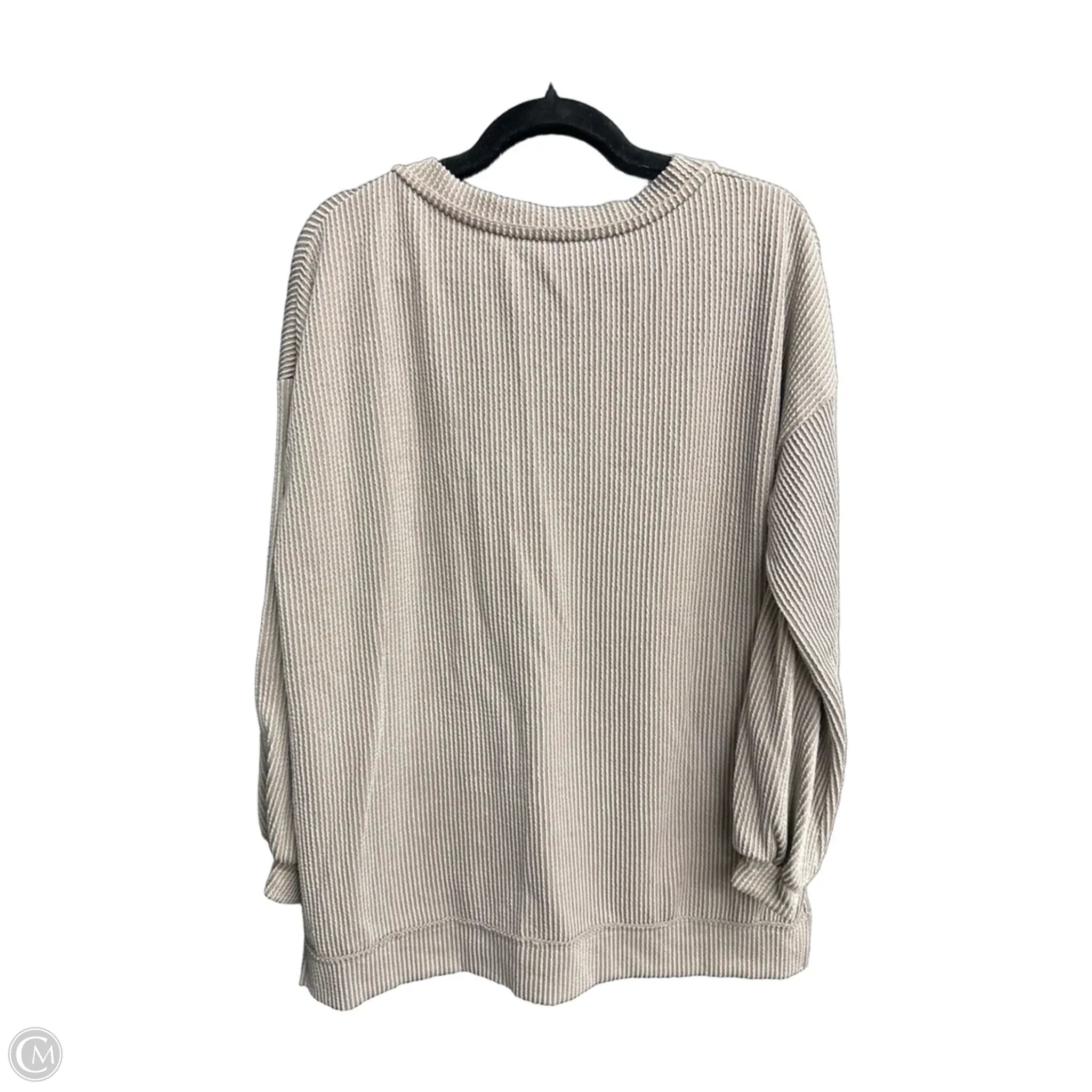 Top Long Sleeve By Altard State In Brown, Size: S