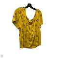 Top Short Sleeve Basic By Lucky Brand In Yellow, Size: Xl