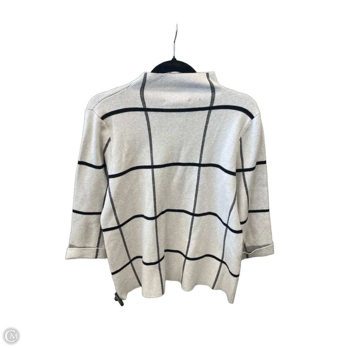 Sweater By Tahari In Grey, Size: L