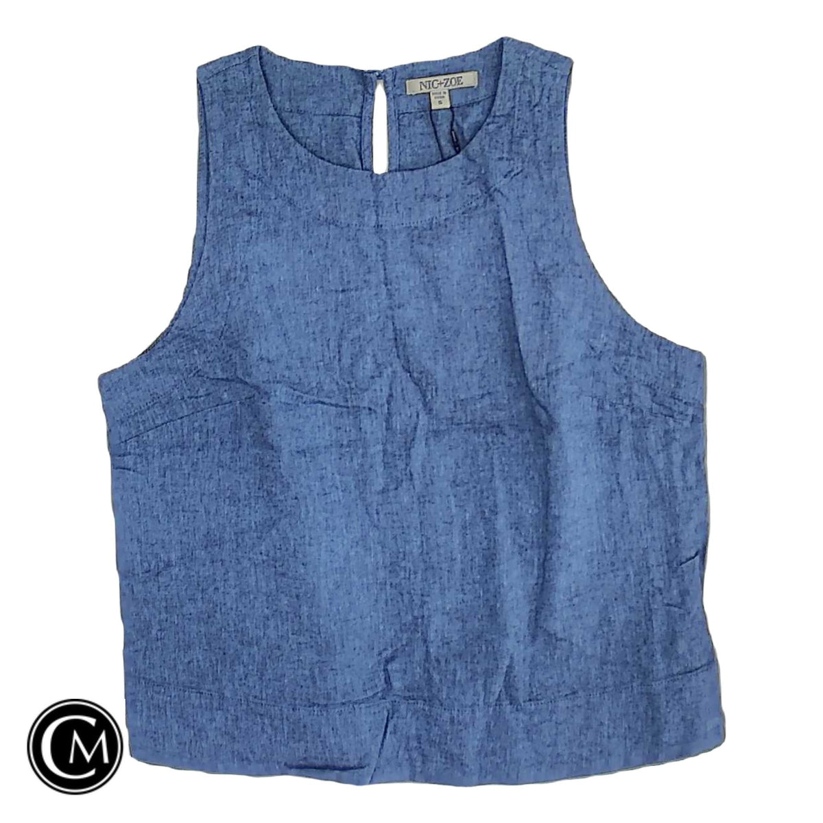 Top Sleeveless By Nic + Zoe In Blue, Size: S