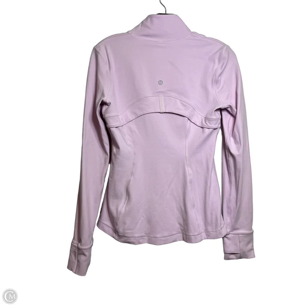 Top Long Sleeve By Lululemon In Pink, Size: 6
