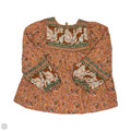 Blouse Long Sleeve By Grace + Karma In Orange, Size: Xl