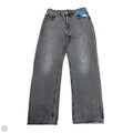 Jeans Straight By Levis In Grey Denim, Size: 6